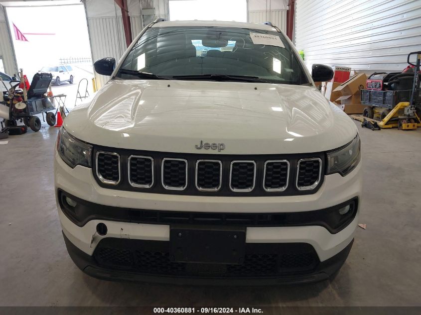 2024 Jeep Compass Latitude 4X4 VIN: 3C4NJDBN5RT100887 Lot: 40360881