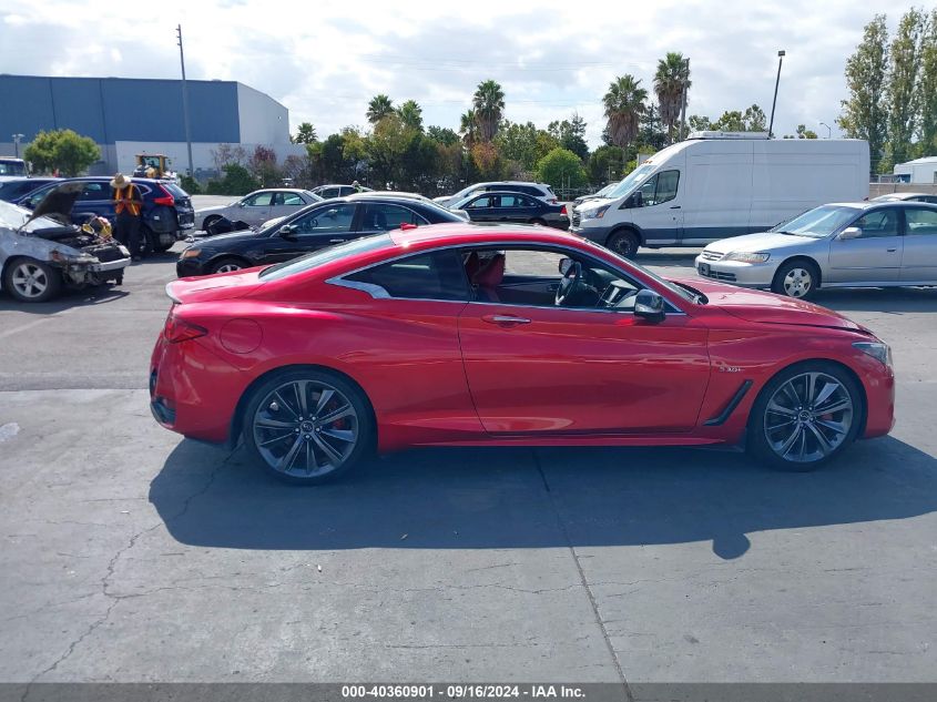 2018 Infiniti Q60 3.0T Red Sport 400 VIN: JN1FV7EK8JM530678 Lot: 40360901