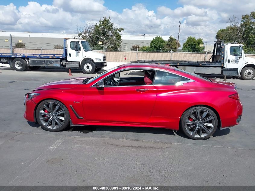 2018 Infiniti Q60 3.0T Red Sport 400 VIN: JN1FV7EK8JM530678 Lot: 40360901