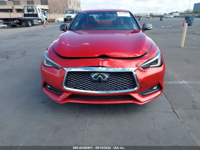 JN1FV7EK8JM530678 2018 Infiniti Q60 3.0T Red Sport 400