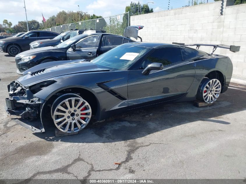 2017 Chevrolet Corvette Stingray Z51 VIN: 1G1YM2D74H5114150 Lot: 40360911