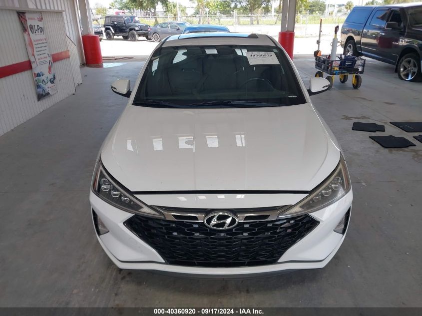 2019 HYUNDAI ELANTRA SPORT - KMHD04LB5KU813573