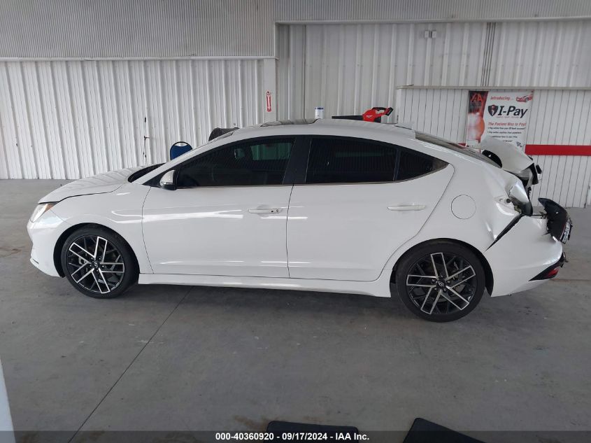 2019 HYUNDAI ELANTRA SPORT - KMHD04LB5KU813573