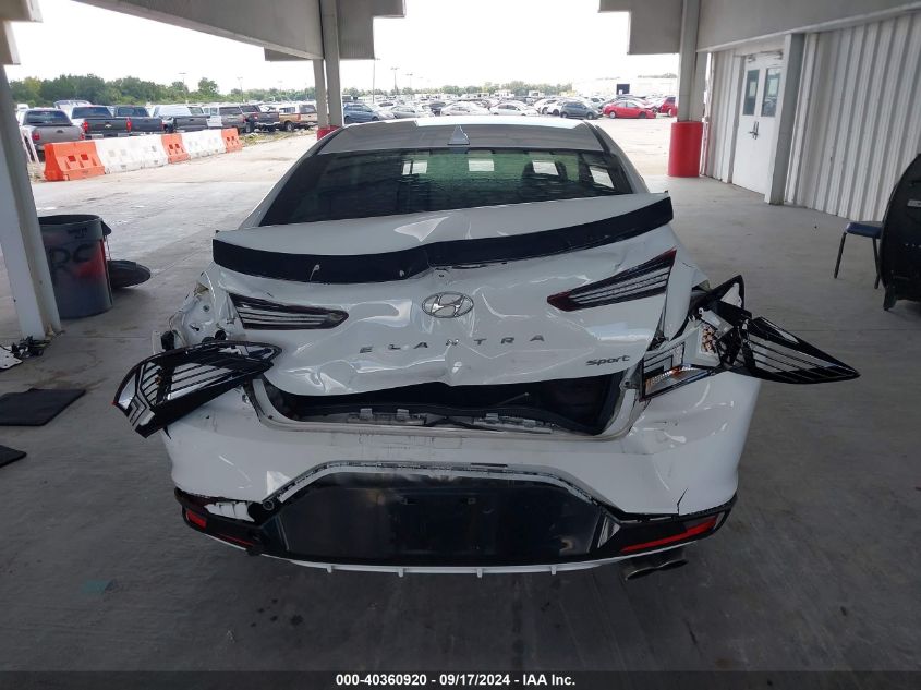 2019 HYUNDAI ELANTRA SPORT - KMHD04LB5KU813573