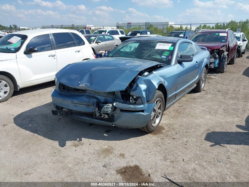 2005 Ford Mustang V6 Deluxe/V6 Premium VIN: 1ZVFT80N655162024 Lot: 40360921