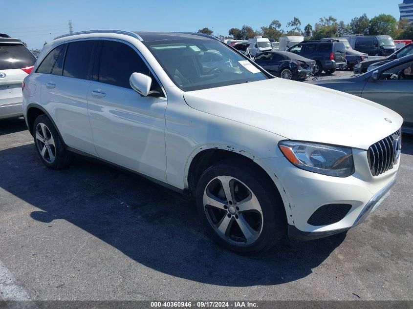 2016 MERCEDES-BENZ GLC 300 - WDC0G4JB3GF109881