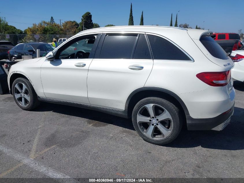 2016 MERCEDES-BENZ GLC 300 - WDC0G4JB3GF109881