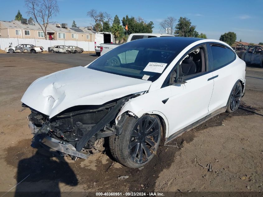 7SAXCDE57NF339917 2022 TESLA MODEL X - Image 2