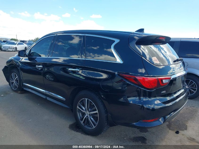 2019 Infiniti Qx60 Pure VIN: 5N1DL0MM8KC528520 Lot: 40360994