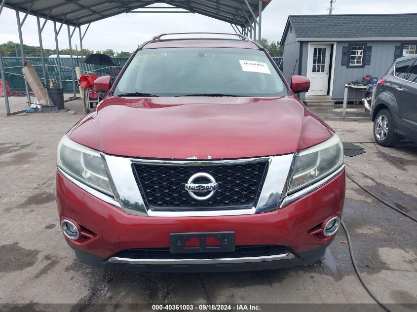 2013 Nissan Pathfinder Platinum VIN: 5N1AR2MM2DC619511 Lot: 40361003