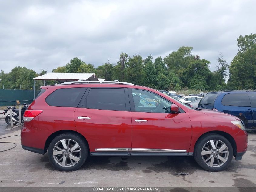 2013 Nissan Pathfinder Platinum VIN: 5N1AR2MM2DC619511 Lot: 40361003