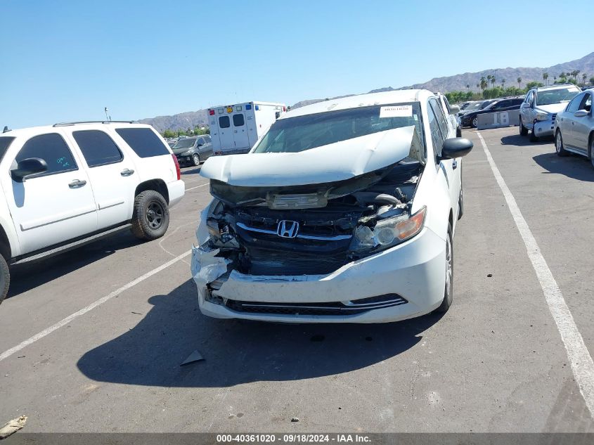 2014 Honda Odyssey Lx VIN: 5FNRL5H24EB083667 Lot: 40361020