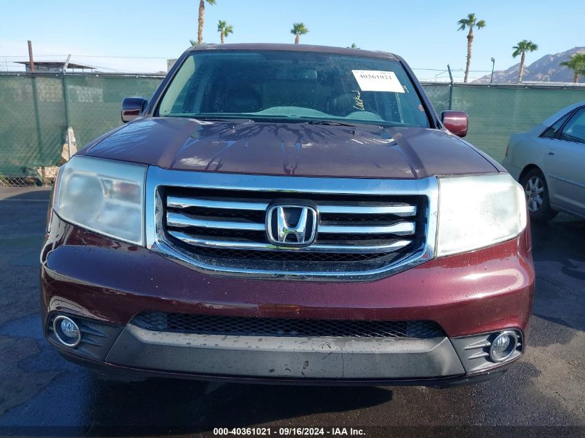 2014 Honda Pilot Ex-L VIN: 5FNYF3H5XEB019862 Lot: 40361021