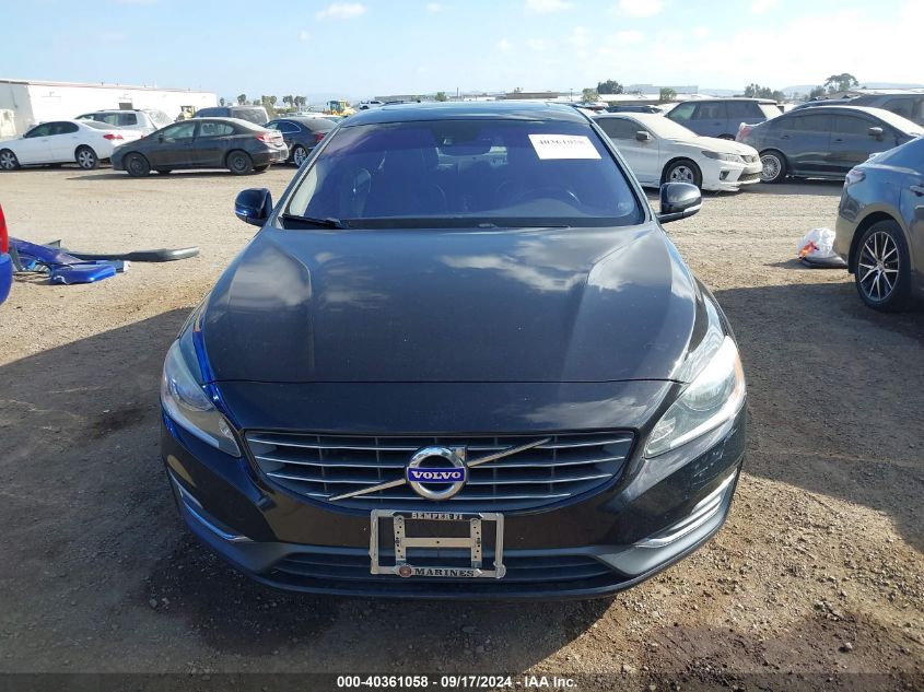 YV126MFK1F1344800 2015 Volvo S60 T5 Premier