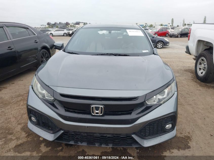 SHHFK7H5XJU424459 2018 Honda Civic Ex