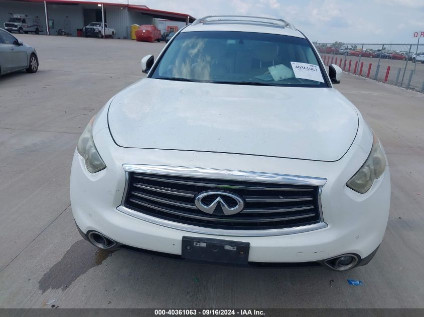 2012 Infiniti Fx35 VIN: JN8AS1MU8CM120163 Lot: 40361063