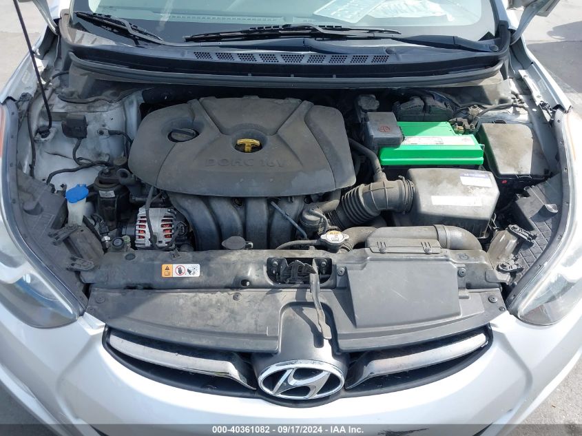 KMHDH4AEXCU254433 2012 Hyundai Elantra Limited (Ulsan Plant)