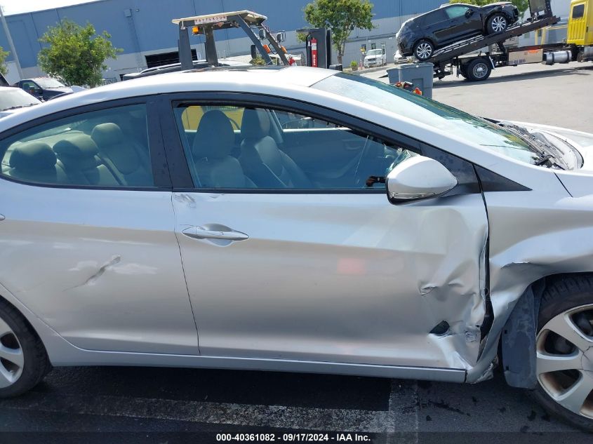 KMHDH4AEXCU254433 2012 Hyundai Elantra Limited (Ulsan Plant)