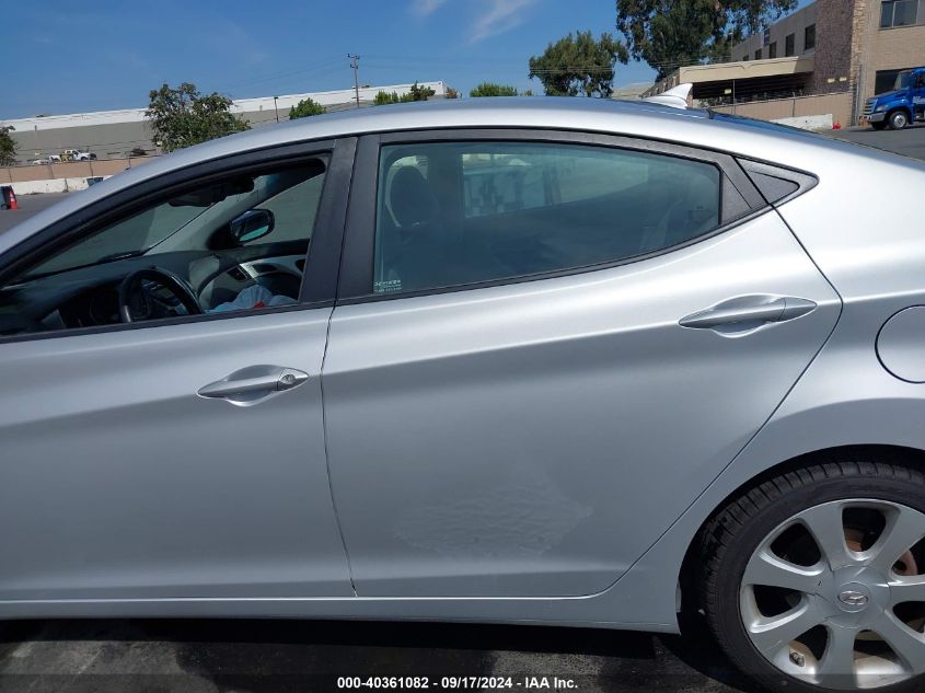 KMHDH4AEXCU254433 2012 Hyundai Elantra Limited (Ulsan Plant)