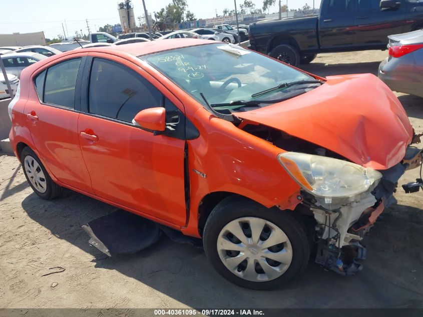 2013 Toyota Prius C Two VIN: JTDKDTB36D1051489 Lot: 40361095