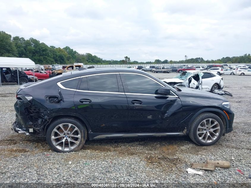 2021 BMW X6 Sdrive40I VIN: 5UXCY4C04M9E51394 Lot: 40361103