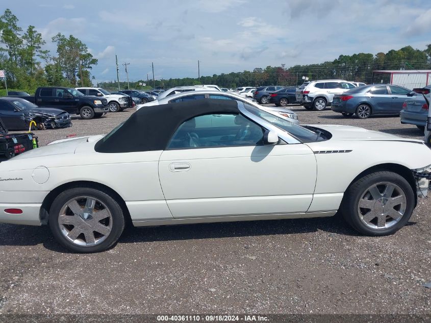 2002 Ford Thunderbird VIN: 1FAHP60A12Y111628 Lot: 40361110