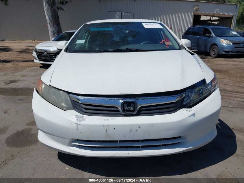 19XFB2F53CE382927 2012 Honda Civic Lx