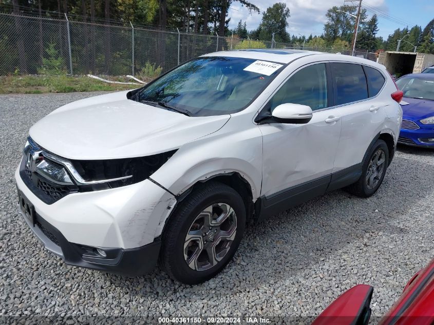 2019 Honda Cr-V Ex-L VIN: 5J6RW2H85KA013782 Lot: 40361150