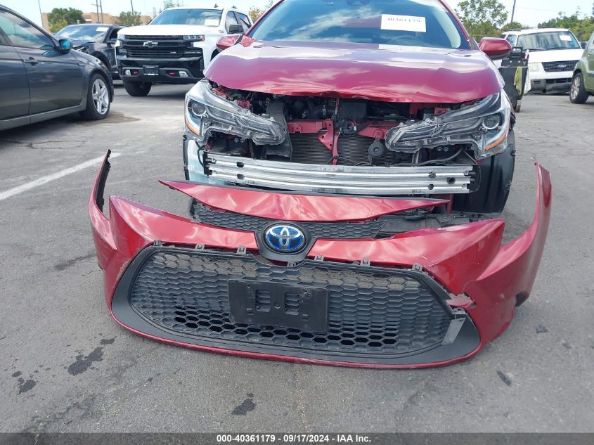 2022 TOYOTA COROLLA HYBRID LE - JTDEAMDE9NJ055760