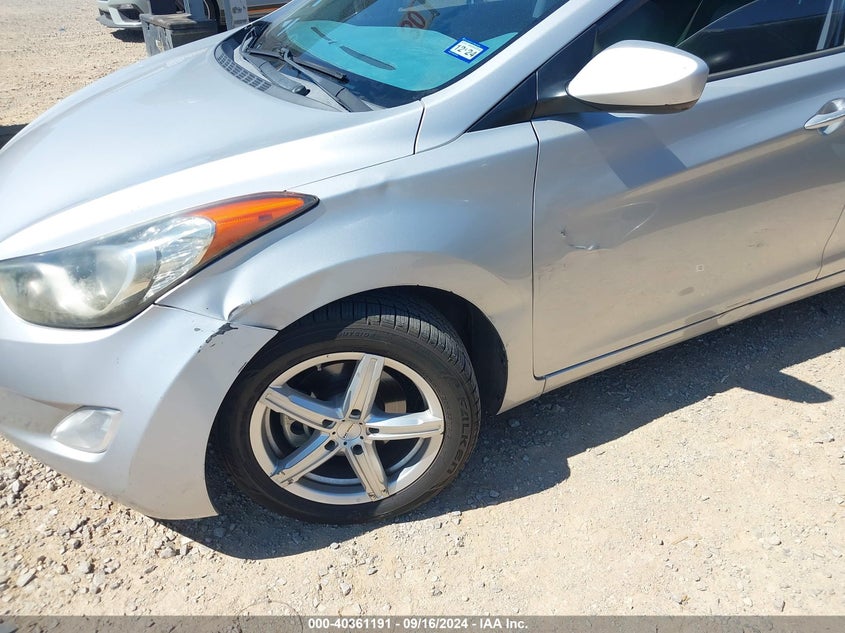 2013 HYUNDAI ELANTRA GLS - KMHDH4AE1DU019419