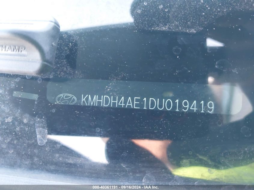 2013 HYUNDAI ELANTRA GLS - KMHDH4AE1DU019419