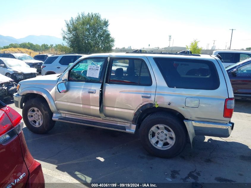 2000 Toyota 4Runner Sr5 V6 VIN: JT3HN86R3Y0295944 Lot: 40361199