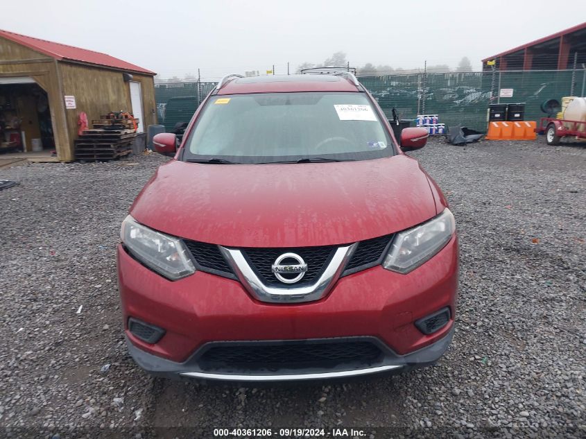 2015 Nissan Rogue Sv VIN: 5N1AT2MV3FC897797 Lot: 40361206