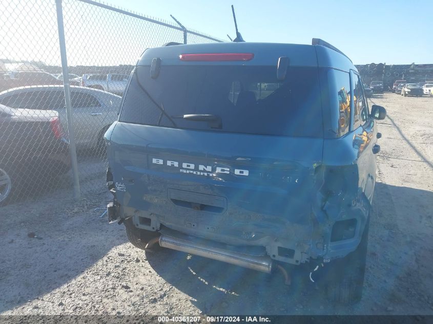 2021 Ford Bronco Sport Big Bend VIN: 3FMCR9B62MRA16047 Lot: 40361207