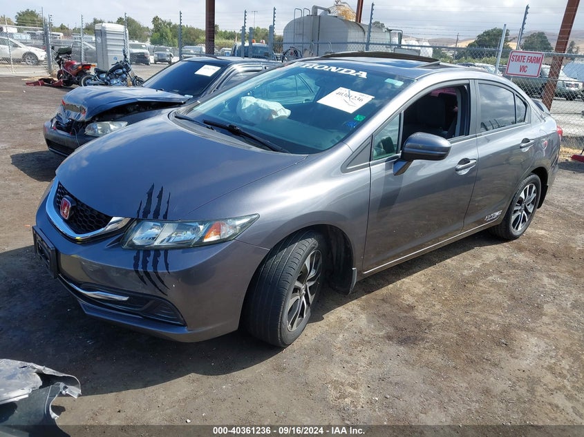 2015 HONDA CIVIC EX - 19XFB2F86FE202483