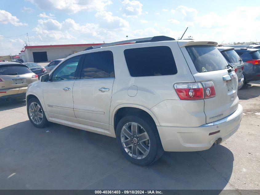 1GKKRTED3CJ224832 2012 GMC Acadia Denali