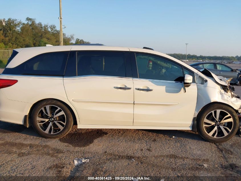 2018 Honda Odyssey Elite VIN: 5FNRL6H92JB098827 Lot: 40361425