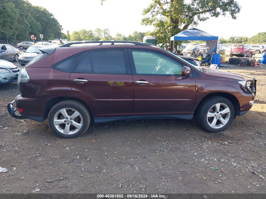 2008 Lexus Rx 350 350 VIN: JTJHK31U182851625 Lot: 40361502