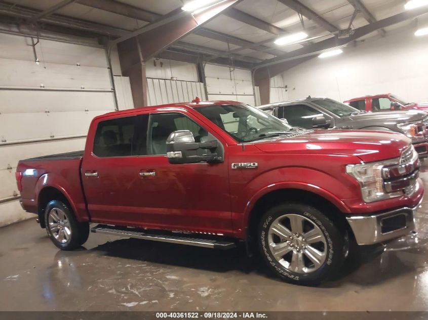 2018 Ford F-150 Lariat VIN: 1FTEW1EG0JKD15886 Lot: 40361522