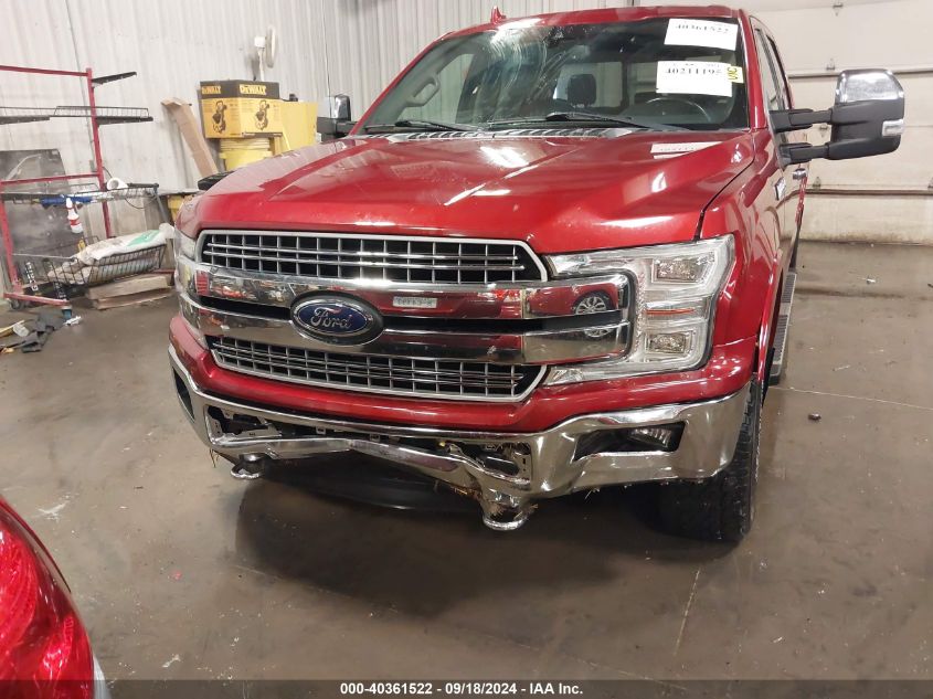 2018 FORD F-150 LARIAT - 1FTEW1EG0JKD15886