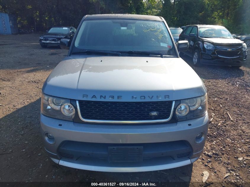 2012 Land Rover Range Rover Sport Hse VIN: SALSF2D47CA744122 Lot: 40361527