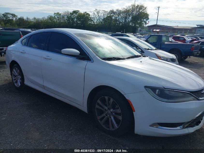 2015 Chrysler 200 Limited VIN: 1C3CCCAB1FN743658 Lot: 40361533