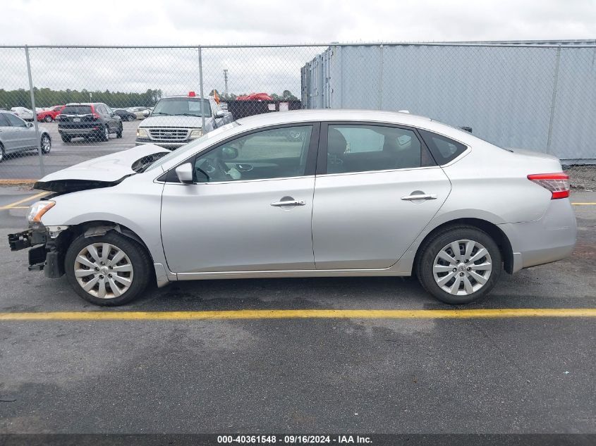 2015 Nissan Sentra Sv VIN: 3N1AB7AP0FY292673 Lot: 40361548