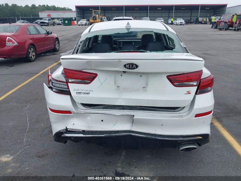 2019 Kia Optima S VIN: 5XXGT4L31KG353352 Lot: 40361569