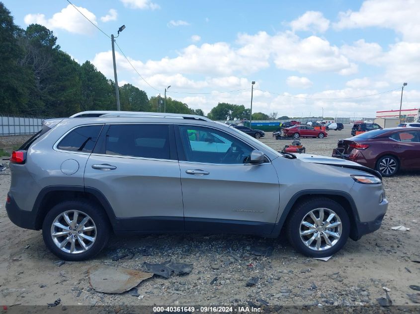 2015 Jeep Cherokee Limited VIN: 1C4PJLDS6FW580398 Lot: 40361649