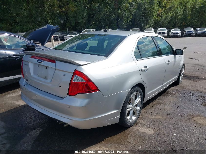 2012 Ford Fusion Se VIN: 3FAHP0HA9CR258815 Lot: 40361650