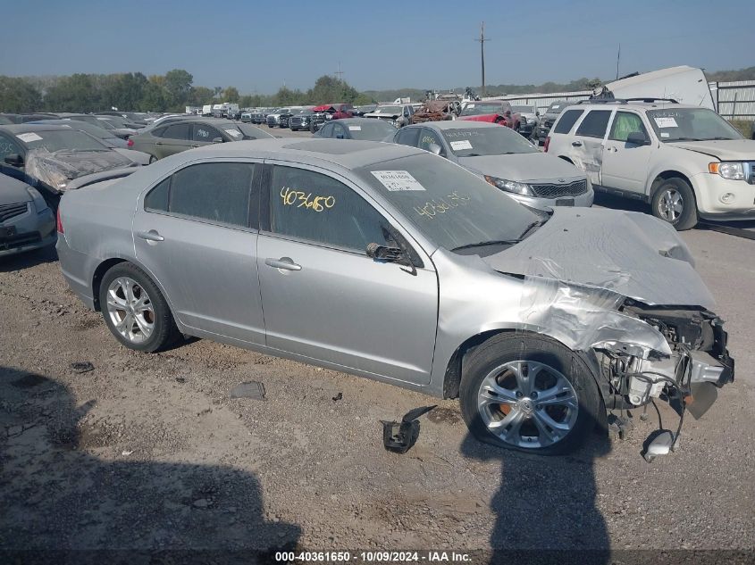 2012 Ford Fusion Se VIN: 3FAHP0HA9CR258815 Lot: 40361650