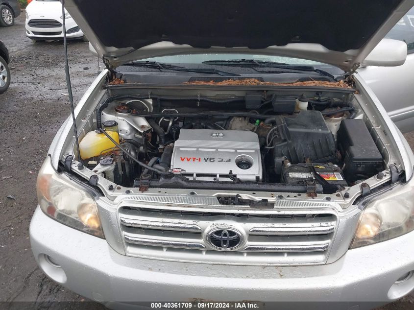 JTEEP21A060176751 2006 Toyota Highlander Sport V6