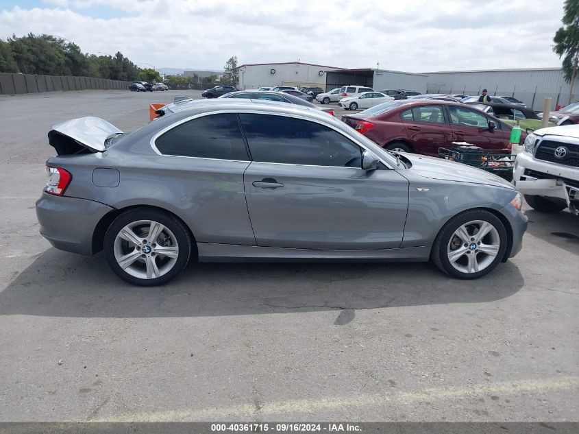 2013 BMW 128I VIN: WBAUP9C56DVS95779 Lot: 40361715