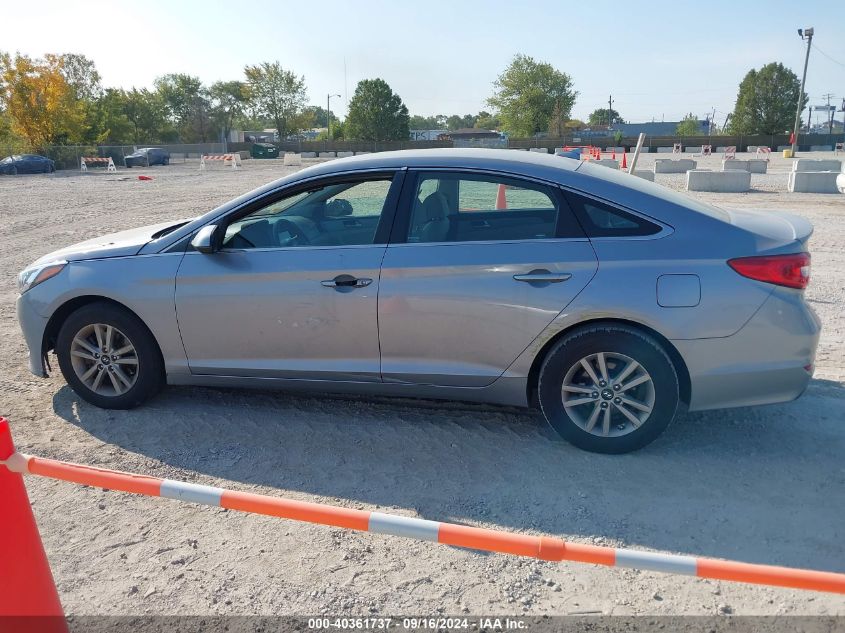 2016 Hyundai Sonata Se VIN: 5NPE24AF1GH337803 Lot: 40361737